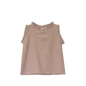 Детская блузка с рюшами на воротнике в цвете dirt Go Gently Nation, Dirt