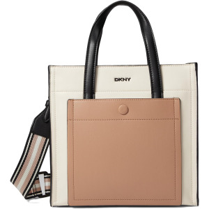 Сумка DKNY Crawford Small Tote, цвет Ivory Cashew Black