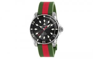 GUCCI Часы Wrist Watch Automatic Mechanical Movement Rubber Strap 40mm Black Dial Unisex