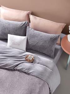 Fuanna Пододеяльник из фланели 230х229 см, двусторонний утолщенный, цвет Frank