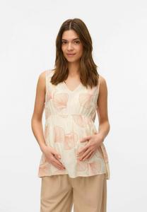 Топ NORMAL GESCHNITTEN V-AUSSCHNITT - Blouse MAMALICIOUS, бежевый