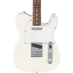 Fender Standard Telecaster, гриф из лауреля, белая накладка, олимпийский белый