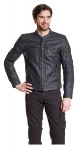 Мужская кожаная куртка L-2201 Fastway, черный