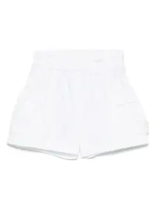 Твиловые шорты Monnalisa, белый