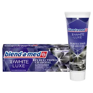 Зубная паста с древесным углем, 75 мл Blend-A-Med 3D white luxe perfection charcoal