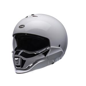 Полнолицевой шлем Broozer CCCDOT сертификация ABS с одинарным визором для поездок и путешествий BELL, белый