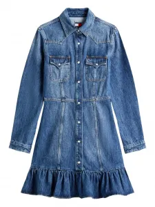 Джинсовое платье мини Tommy Jeans, синий