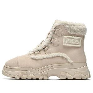 Кроссовки warm snow boots 'pink white' Fila, белый