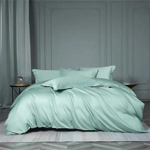 Fjnbbiot Комплект постельного белья из хлопка однотонный мягкий шелковистый Color 13