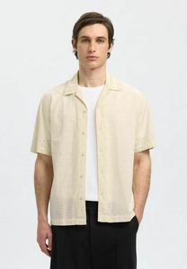 Рубашка KURZARM BRODERIE ANGLAISE Selected Homme, кремовый