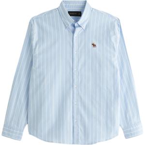 Abercrombie＆Fitch Мужская рубашка светло-голубого цвета
