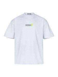 Trueprodigy Футболка оверсайз Juniper F серого меланжевого цвета