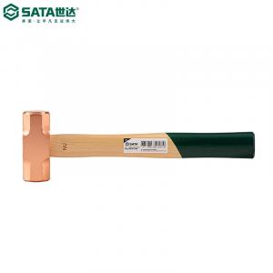 SATA 92367 ореховая ручка восьмиугольный медный молоток 3 фунта