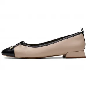 Clarks Женские повседневные туфли Ubree15 Poppy Sand Combi, бежево-черные