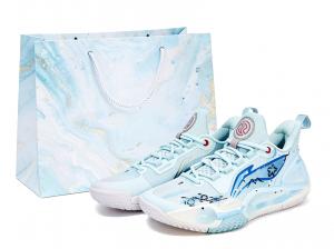 Баскетбольные кроссовки Li Ning Speed 9 с амортизацией, противоскользящей и износостойкой подошвой, низкие, унисекс, синие