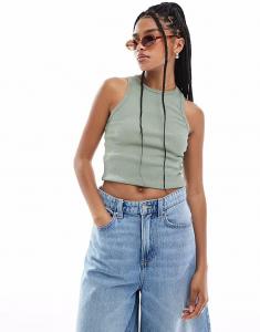 Топ гонщика New Look цвета хаки