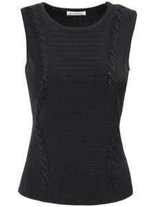 Вязаный топ Influencer, черный