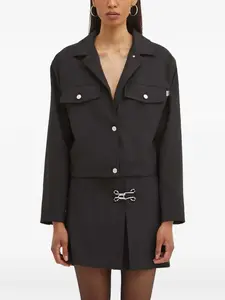 Куртка с застежкой на пуговицы и карманами Moschino Jeans, черный