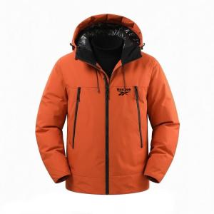 Пуховик Unisex с капюшоном утепленный Reebok, оранжевый