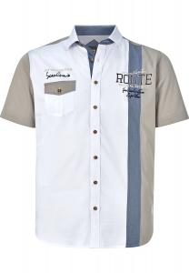 Рубашка с коротким рукавом БОДВАР JAN VANDERSTORM, бежевый