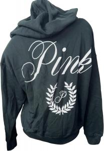 Victoria's Secret Pink Everyday Fleece Relaxed Full Zip Hoodie цвет Black New