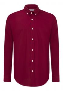 Рубашка обычного кроя на пуговицах Felix Hardy, бордовый