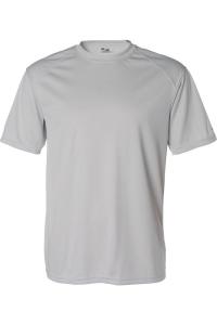 Футболка Badger B-Core Sport с наплечниками, серебряный