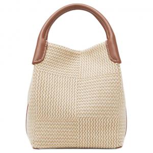Хлопковая сумка маленькая женская бежевая Loro Piana, Shopping Bag Set(Set+Shopping Bag)
