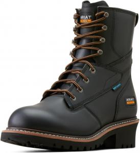 Мужские ботинки ARIAT Logger Shock Shield водонепроницаемые, черный