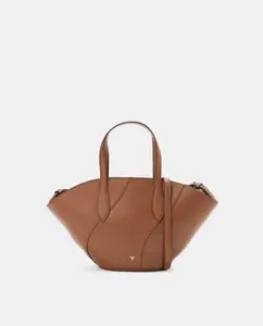 Сумка через плечо в форме веера с двумя ручками Latouche, черный