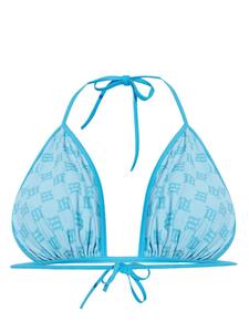 MISBHV топ бикини с монограммой, синий