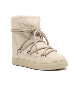 Зимние ботинки женские Inuikii из натуральной кожи, кремовый