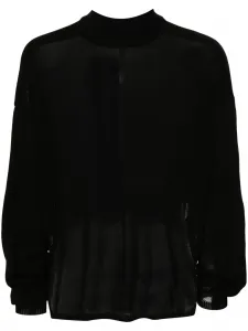 Джемпер тонкой вязки Rick Owens, черный