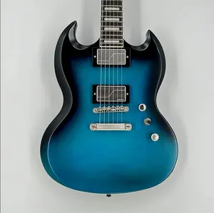 Epiphone SG Prophecy - Синий Тигр, состаренный глянец