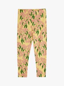 Детские леггинсы с альпийским цветочным принтом Mini Rodini, Yellow