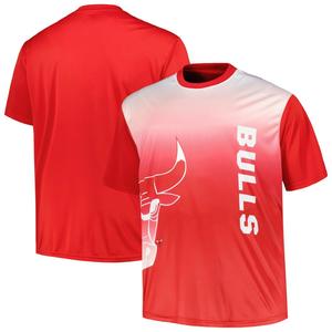 Мужская сублимированная футболка Red Chicago Bulls Big & Tall Fanatics