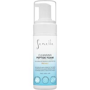 Пенка для умывания с комплексом пептидов против морщин и витамином Е, пантенолом. Увлажняющее, питательное, очищающее средство для лица. Успокаивающий эффект Senelle