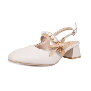 Туфли Casual Single Shoes Women's Gift Box Set Dawei's house, Beige