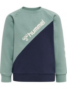Спортивная толстовка Hummel, темно-синий/пастельный зеленый