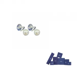 Swarovski Сережки-гвоздики Gabriella для женщин серебристого цвета