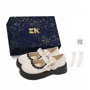 Туфли Мэри Джейн на платформе женские Boldi Kuki, Black-Box-Comes With Socks