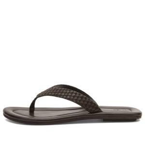 Lattice weave thong St. Agni, Coffee