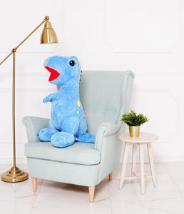 Мишка Густав Тедди, Динозавр Эди, Синий, 110 см Miś Gustaw