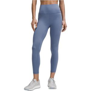 Wunder Train Cropped Performance Leggings Lululemon, синий