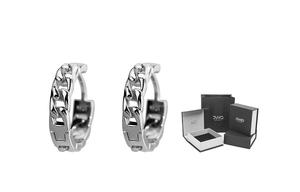 OWO Серьги-гвоздики из стерлингового серебра 925 пробы мужские Silver