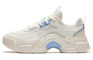 Кроссовки ANTA Life Collection Lifestyle Shoes Women's Low-top Ivory/Danube Blue, синий