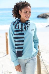 Шарф Elbsand, темно-синий/светло-голубой