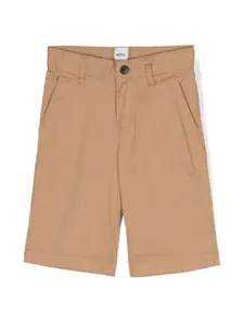 Шорты с подворотами BOSS Kidswear, нейтральный