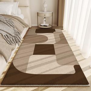 Budis Ковер 120х200 см для спальни/гостиной из искусственного кашемира, утепленный, в мультяшном стиле