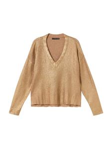 Тонкий вязаный свитер Lola Casademunt Sweater, золотой